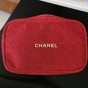 Chanel makeup bag